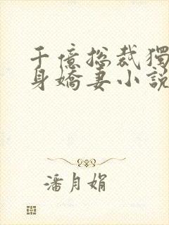 千亿总裁独宠替身娇妻小说txt下载