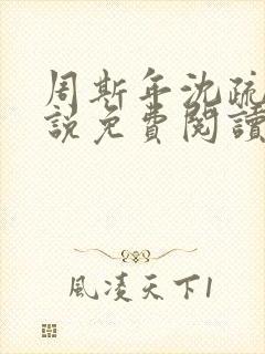 周斯年沈疏雨小说免费阅读最新章节