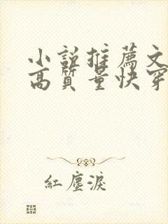 小说推荐文笔好高质量快穿文封面