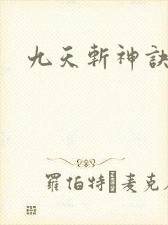 九天斩神诀林辰