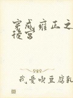 穿成雍正之极品后宫