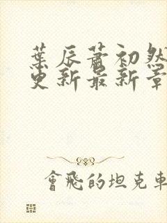 叶辰萧初然刚刚更新最新章节阅读封面