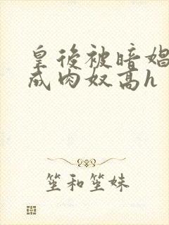 皇后被暗娼调教成肉奴高h