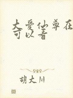 大爱仙尊在哪里可以看