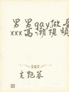 男男gay做受xxx高潮视频