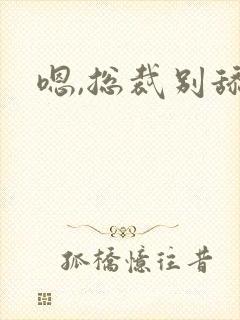 嗯,总裁别舔封面