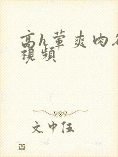 高h荤爽肉欲文视频