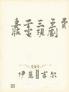 妻子三免费完整版电视剧