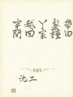 穿越丫鬟带着空间回家种田