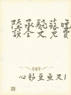 陆承骁苏晚星小说全文免费阅读最新