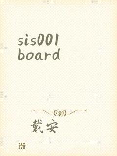 sis001 board封面