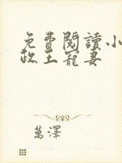 免费阅读小说摄政王宠妻