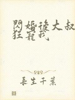 闪婚后大叔每天狂宠我