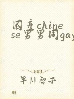 国产chinese男男同gaygay网站封面