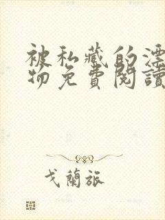 被私藏的漂亮人物免费阅读小说全文封面