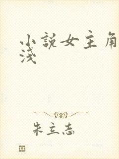 小说女主角叫林浅封面