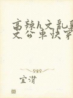 高辣h文乱乳h文公车快穿封面