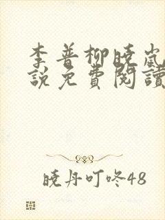 李普柳晓岚的小说免费阅读全文无弹窗