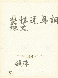 双性道具调教高辣文