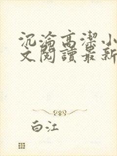 沉沦高洁小说全文阅读最新章节更新