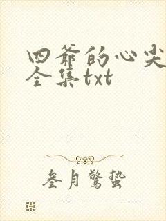 四爷的心尖宠妃全集txt