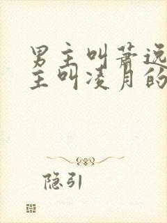 男主叫萧逸,女主叫凌月的小说封面