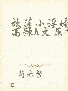 放荡小淫妇h文高辣h文原神