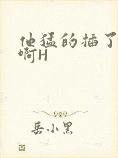 他猛的插了进去啊H