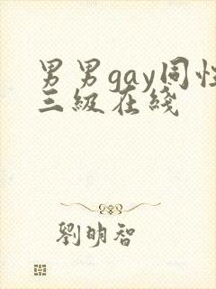 男男gay同性三级在线封面