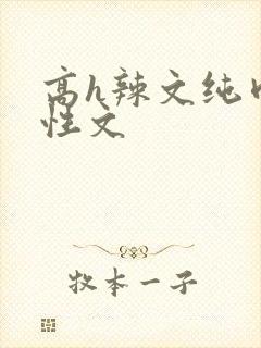 高h辣文纯肉双性文