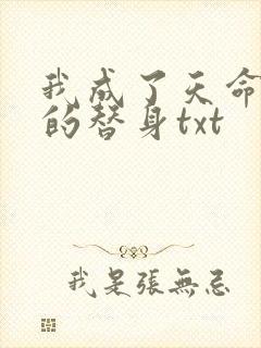 我成了天命之子的替身txt