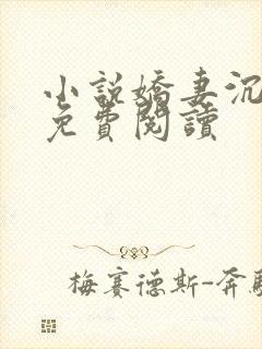 小说娇妻沉沦记免费阅读