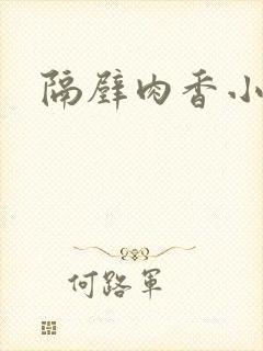 隔壁肉香小说
