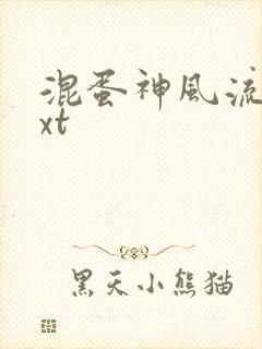 混蛋神风流史txt