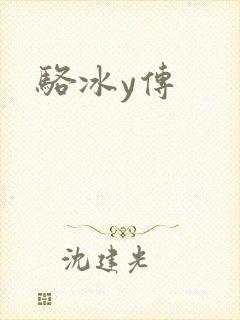 骆冰y传封面