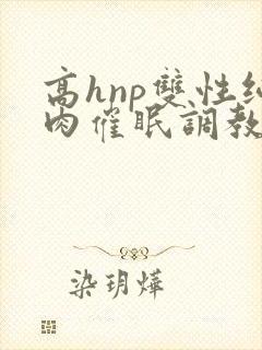 高hnp双性纯肉催眠调教封面