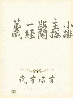 第一版主小说网藏经阁总排行封面