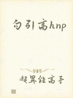 勾引高hnp