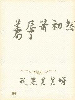 叶辰萧初然大结局了封面