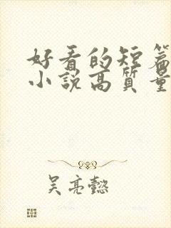 好看的短篇言情小说高质量文笔好