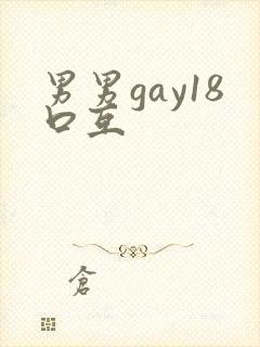 男男gay18口互