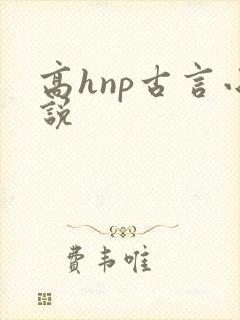 高hnp古言小说