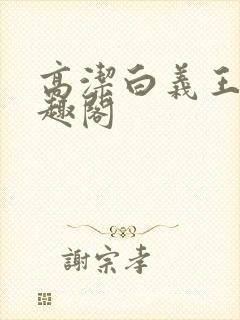 高洁白义王申笔趣阁封面