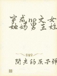 穿成np文女主她妈男主姓顾的小说