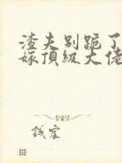 渣夫别跪了夫人嫁顶级大佬了封面