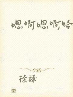 嗯啊嗯啊哈嗯啊封面