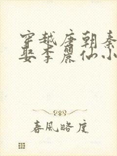 穿越唐朝秦怀玉娶李丽仙小说