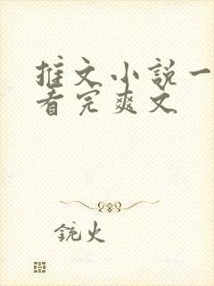 推文小说一口气看完爽文