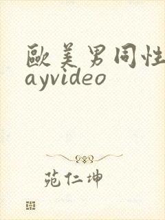 欧美男同性恋gayvideo