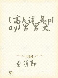 (高h道具play)男男文